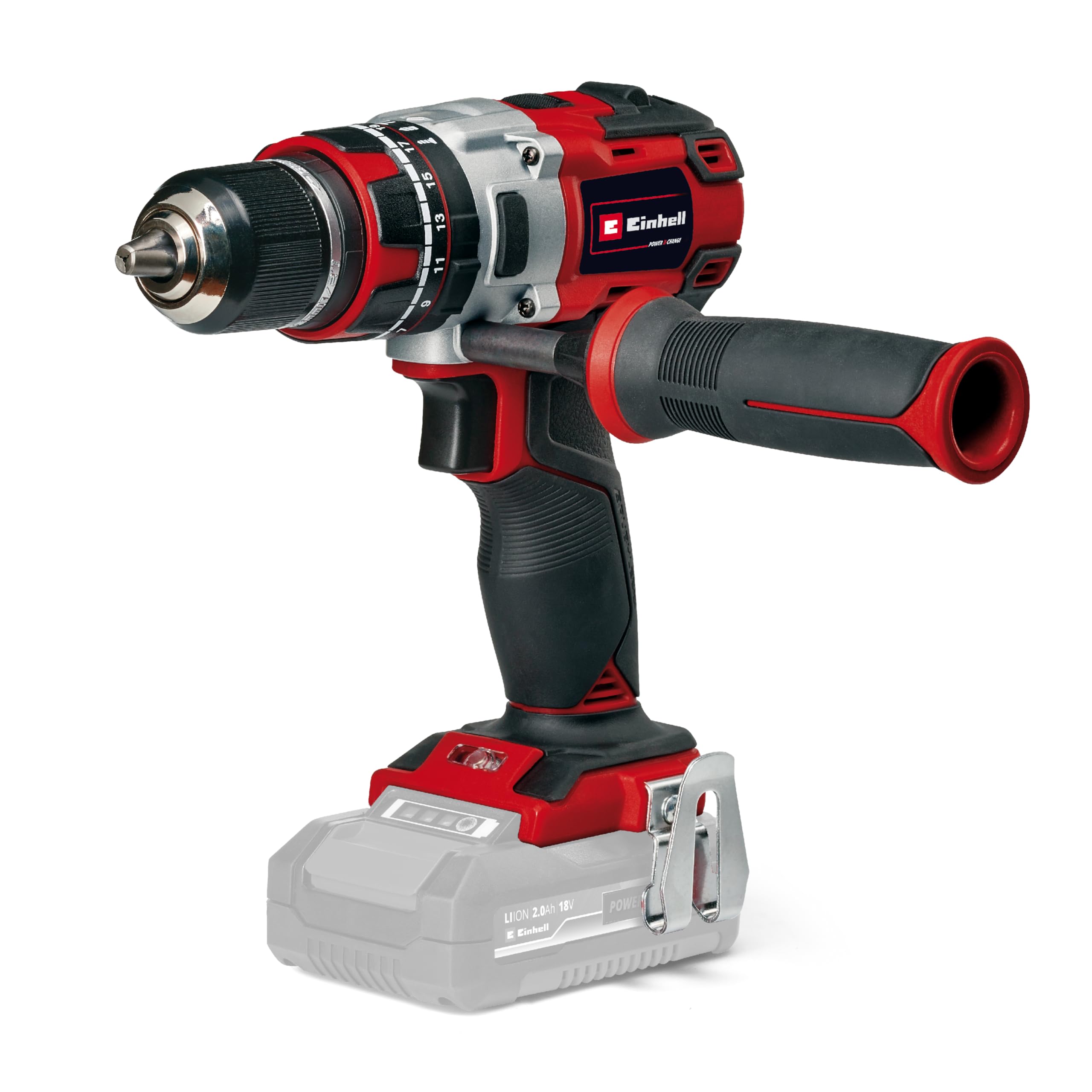 خرید از آمازون - دریل ضربه ای بی سیم حرفه ای Einhell TP-CD 18/80 Li-i BL - Solo Power