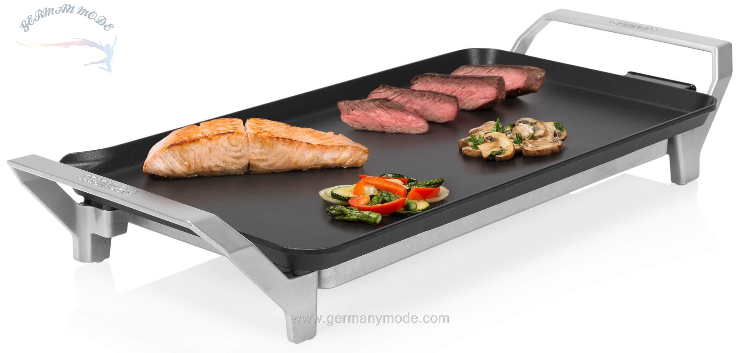 گریل باربیکیو پرینسس هلند PRINCESS Tischgrill Table Chef Premium 103100 mit Teppanyaki-- 2000 W