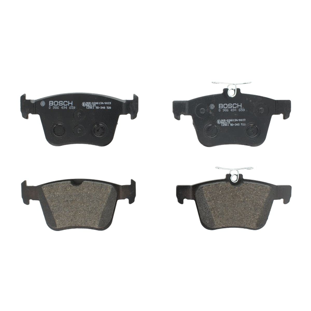 لنت ترمز بوش Bosch BP1504 - محور عقب - گواهی ECE-R90 - چهار لنت ترمز در هر مجموعه منحصر به فرد