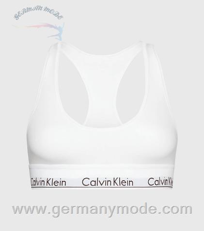 نیم تنه زنانه کلوین کلین آمریکا Calvin Klein Bralette Modern Cotton White 0000F3785E100