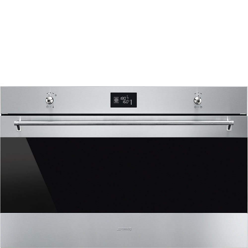 خرید از آمازون - اجاق برقی Smeg SF9390X1 115 L 3100 W مشکی، فولاد ضد زنگ A+