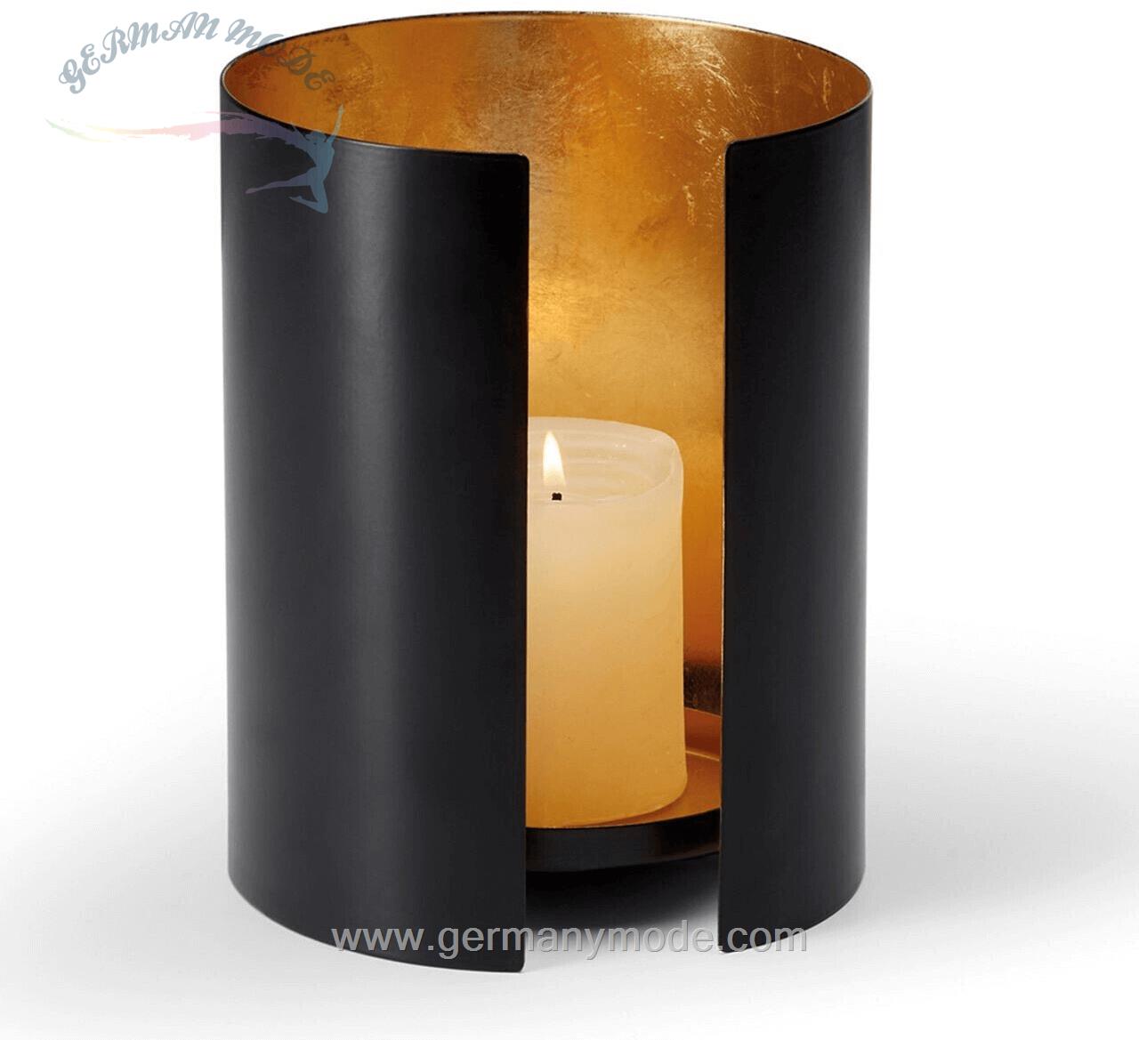 جا شمعی فیلیپی آلمان Philippi ISABELLE mit Blattgold schwarz 122021