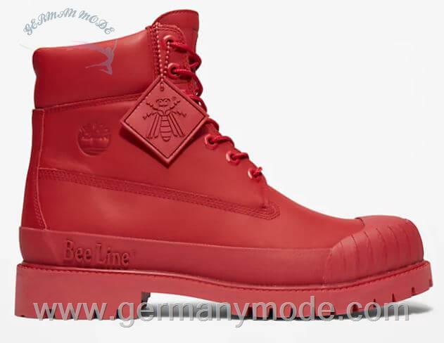 بوت ضد آب مردانه تیمبرلند آمریکا Timberland BEE LINE X TIMBERLAND PREMIUM 6 INCH RUBBER TOE BOOT FOR MEN IN RED