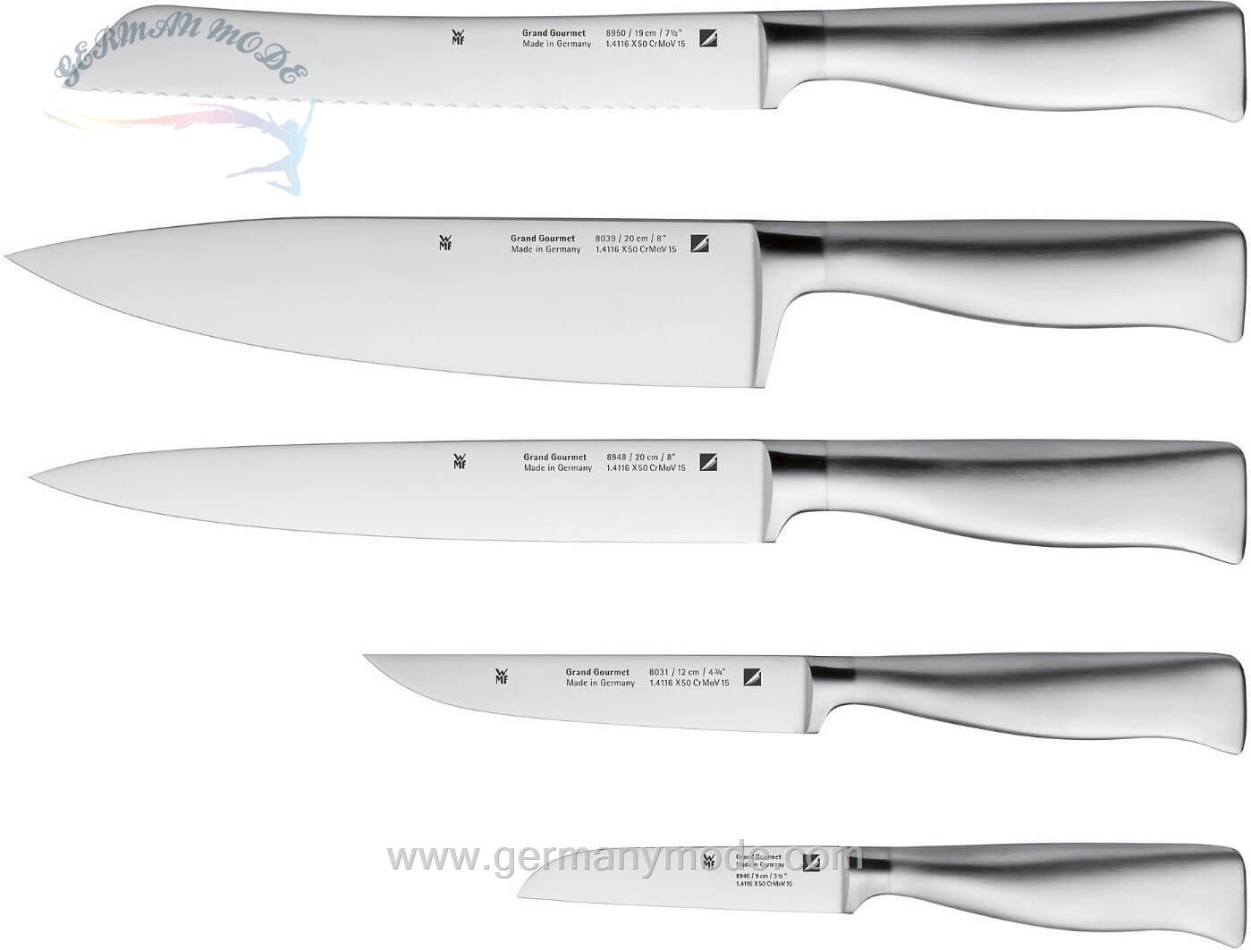 ست چاقو آشپزخانه 5 پارچه وی ام اف آلمان WMF Grand Gourmet Messerset 5 tlg