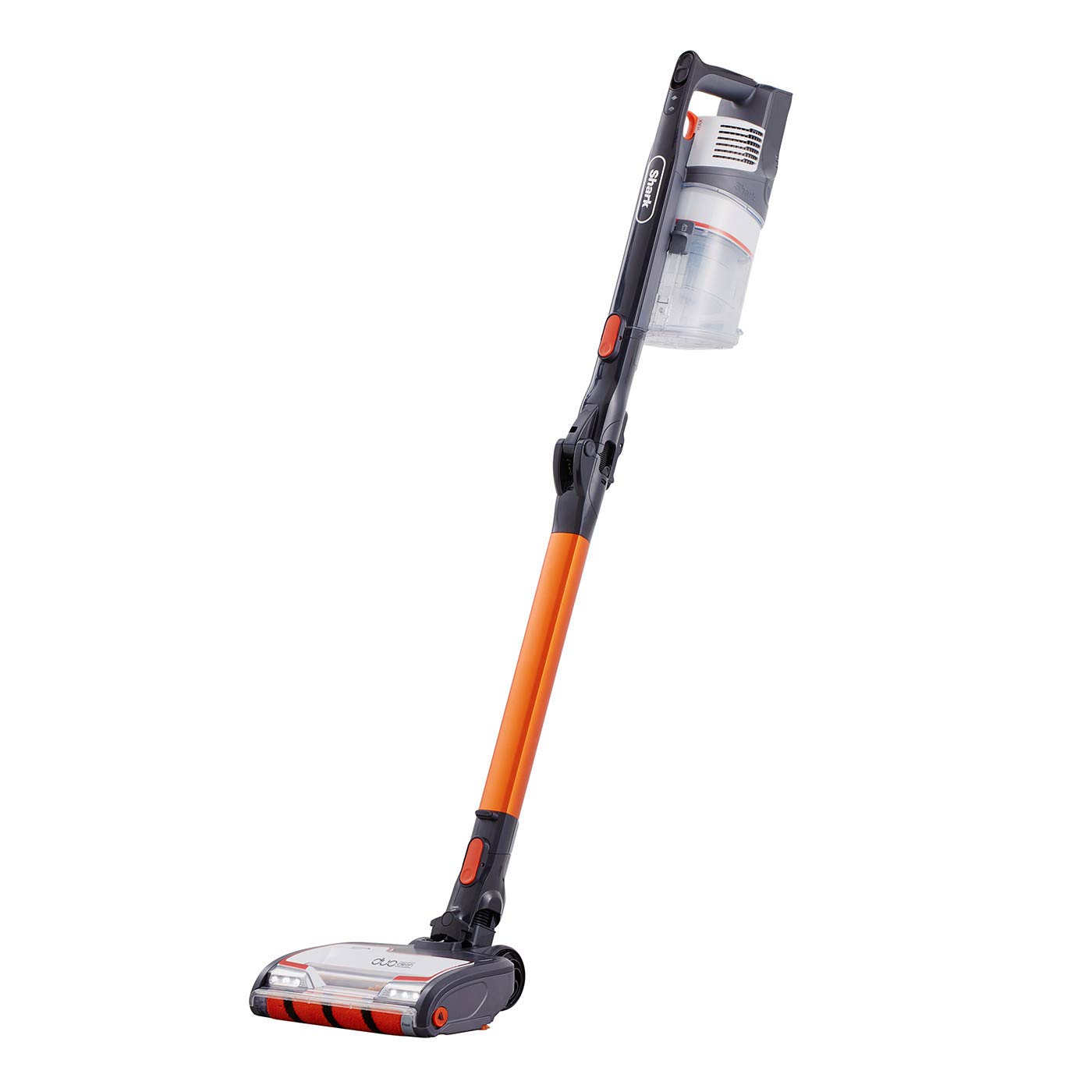 جارو شارژی شارک آمریکا [IZ201EU] مدت زمان کارکرد 40 دقیقه، ضد بسته بندی مو، 0.7 لیتر، 26 x 24.5 x 118 سانتی متر; نارنجی