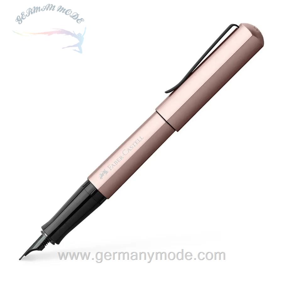 خودنویس فابرکاستل آلمان FABER CASTELL Füller Hexo rosé extra fein