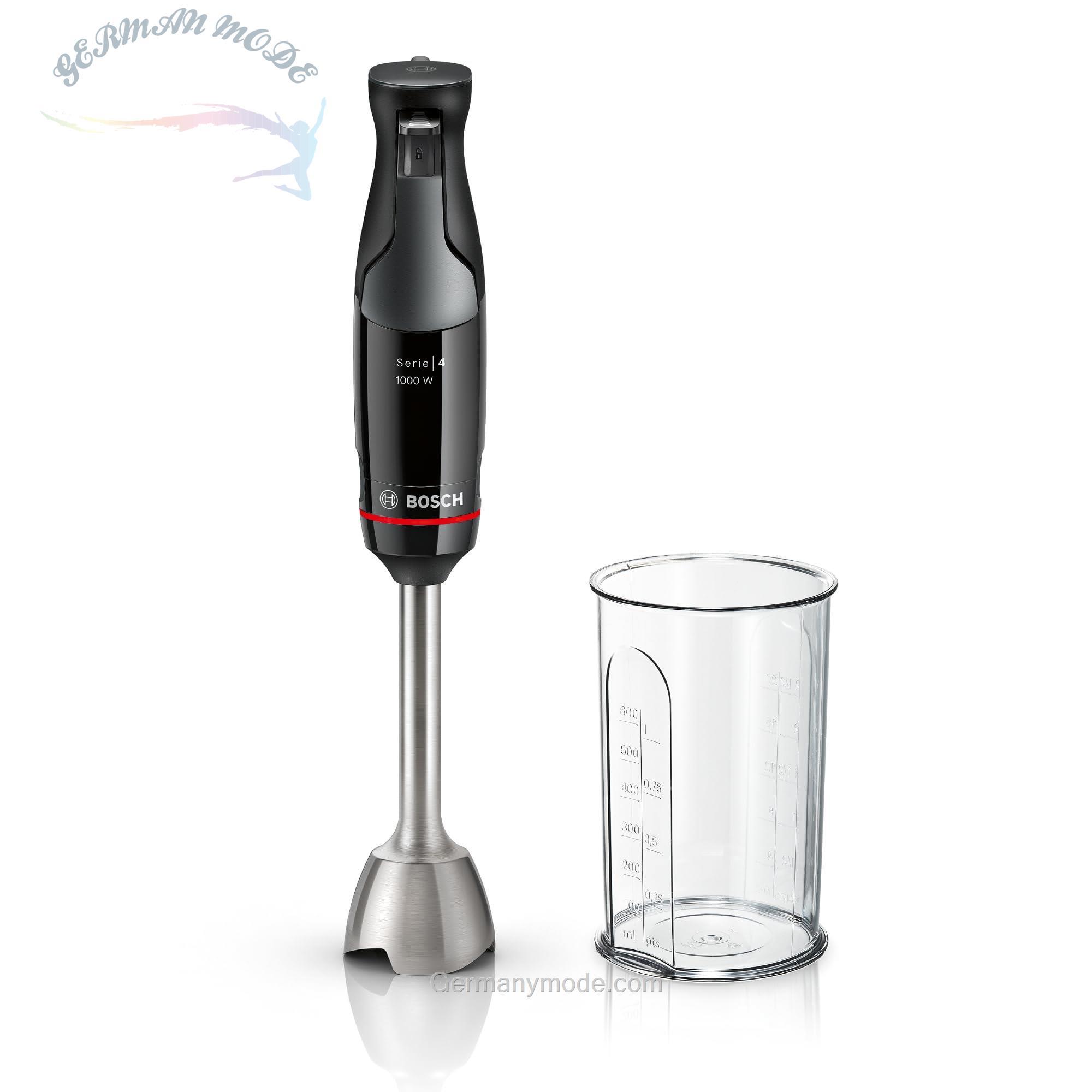 گوشت کوب برقی بوش آلمان Bosch MSM4B6، مخلوط کن استیل ضد زنگ، فنجان میکس/اندازه گیری، مشکی