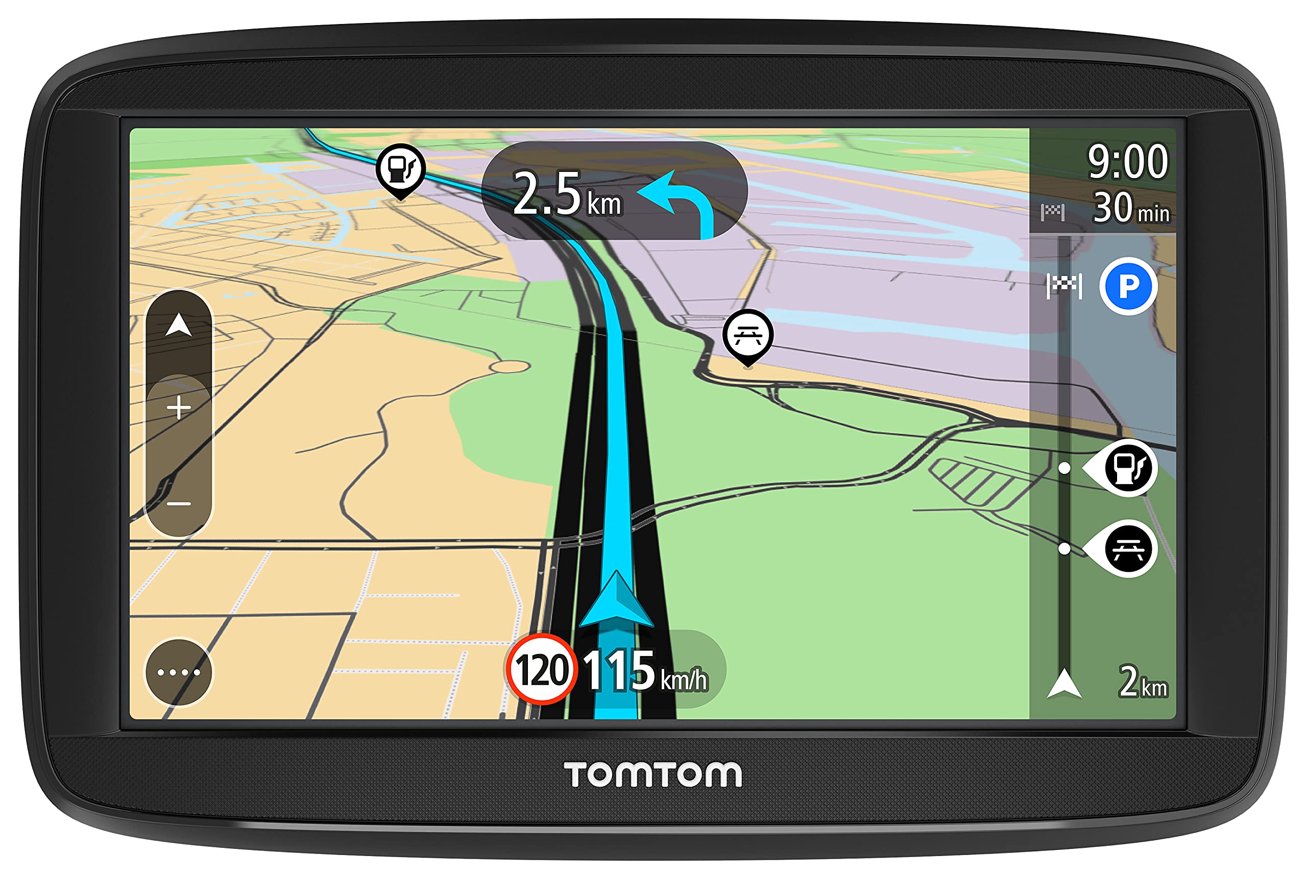 خرید از آمازون - دستگاه ناوبری TomTom شروع 52 - 5 اینچ، نقشه های اروپا، دستیار خط (بازسازی شده) خدمات 5 اینچی شامل تعمیرات اساسی