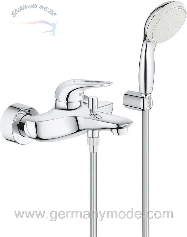 ست شیرآلات دوش تلفنی حمام گروهه آلمان GROHE Eurostyle Chrom 3359230A