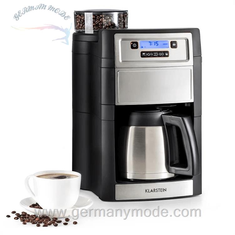 قهوه ساز آسیاب قهوه کلارشتاین آلمان Klarstein Aromatica II Thermo Kaffeemaschine 0 25 cm Silber