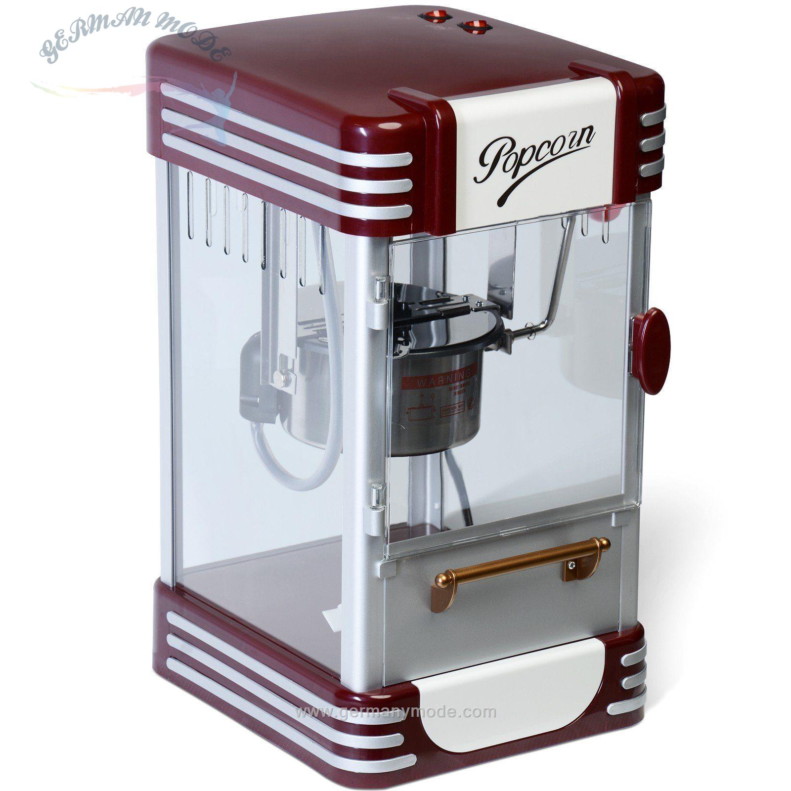 پاپ کورن ساز جاگو Jago Popcornmaschine Popcornmaschine Retro - 60L/PPCM03
