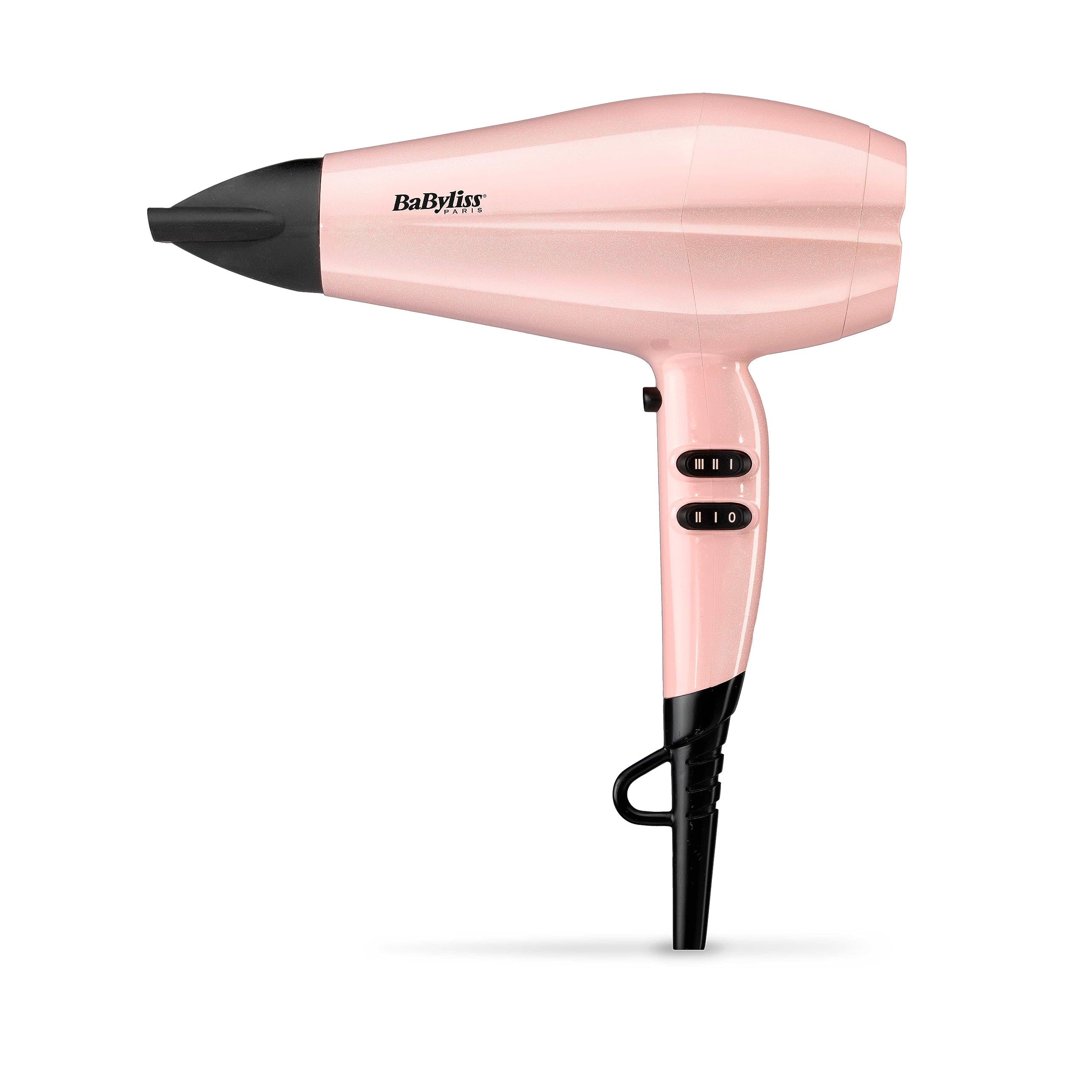 سشوار بابیلیس فرانسه BaByliss Rose Blush 2200 وات با 3 درجه حرارت و 2 درجه سرعت 5337PRE