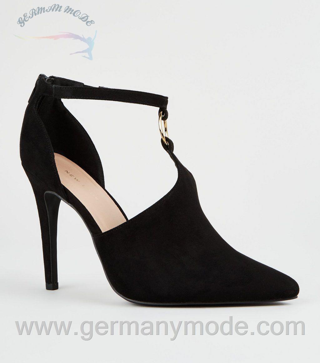 کفش مجلسی زنانه نیولوک (انگلستان) Light Brown Ring Strap Pointed Stiletto Heels