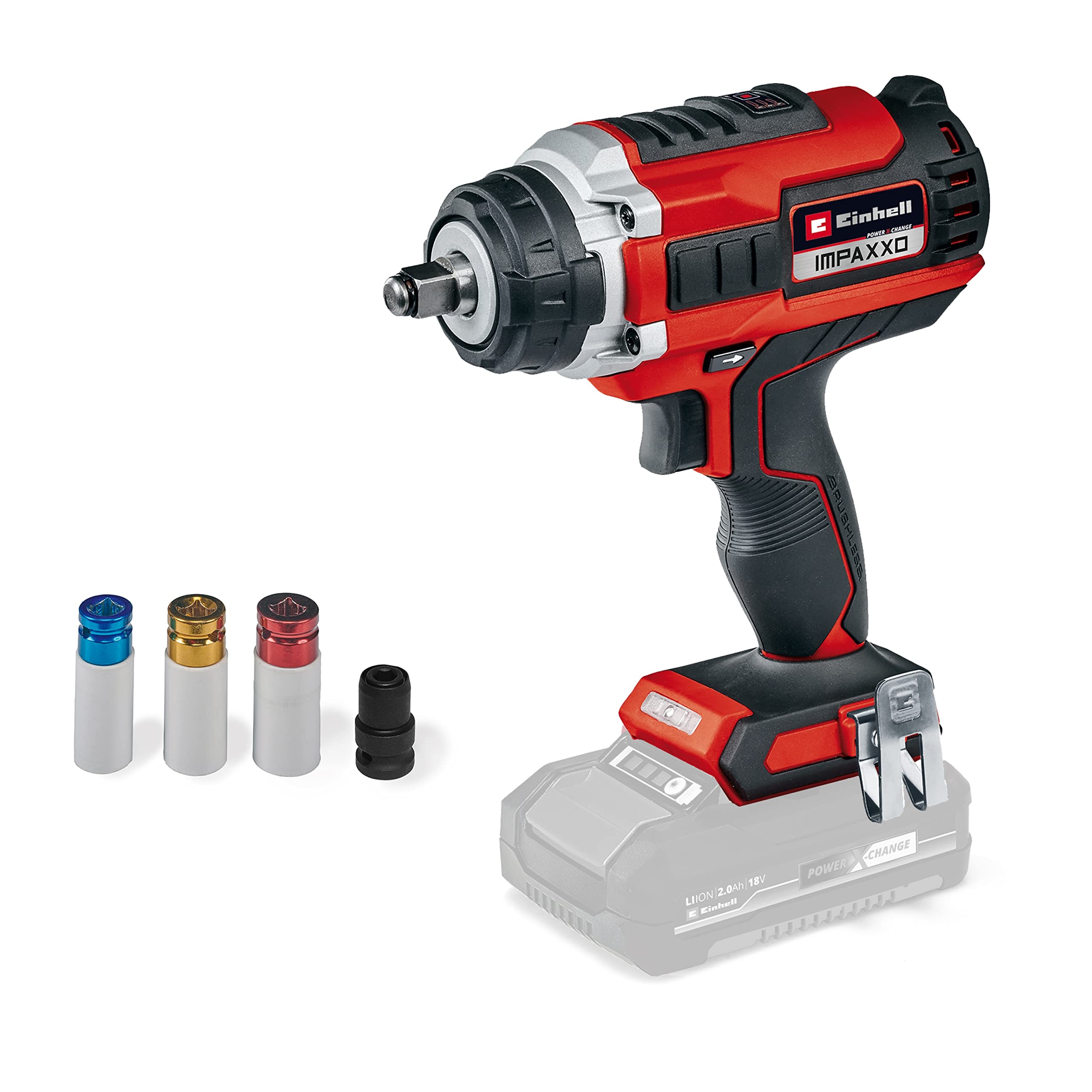 خرید از آمازون - آچار ضربه ای بی سیم حرفه ای Einhell IMPAXXO 18/400 Power