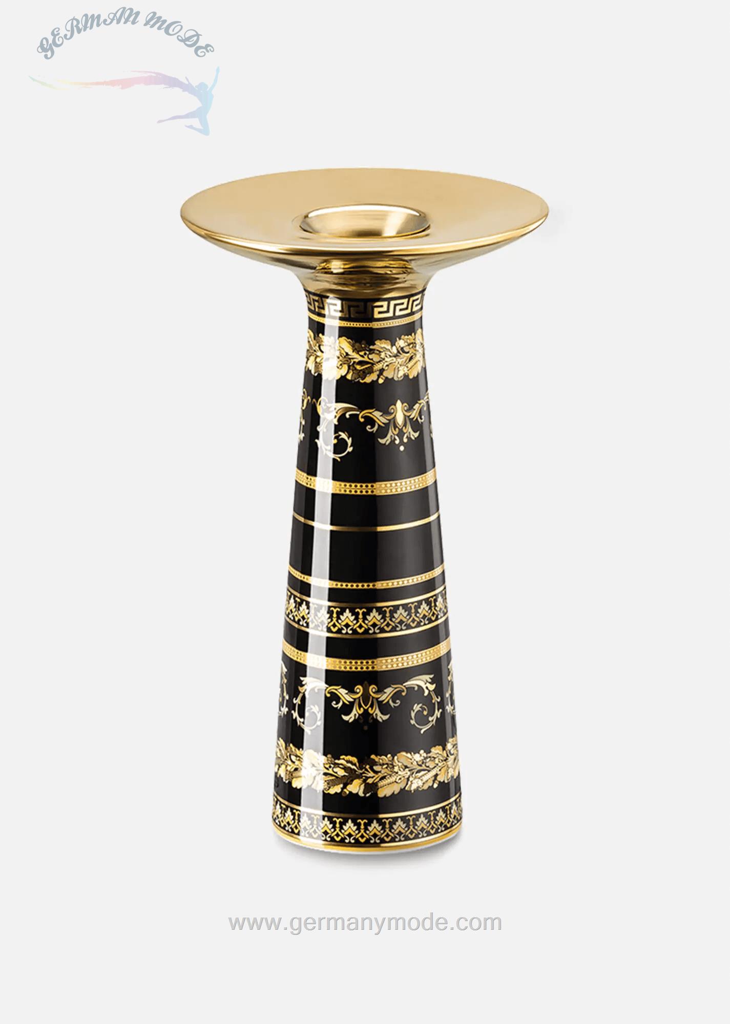 جا شمعی پایه 18 سانتی ورساچه ایتالیا VERSACE VIRTUS GALA KERZENHALTER 18 CM