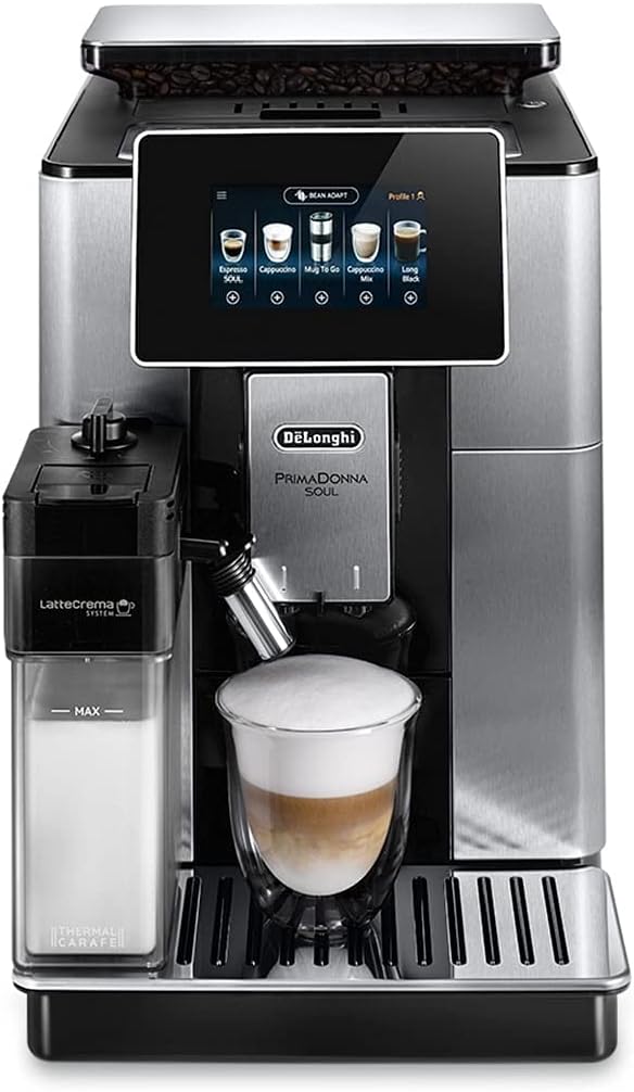 اسپرسو ساز دلونگی ایتالیا DeLonghi ECAM 610.74.MB Primadonna Soul