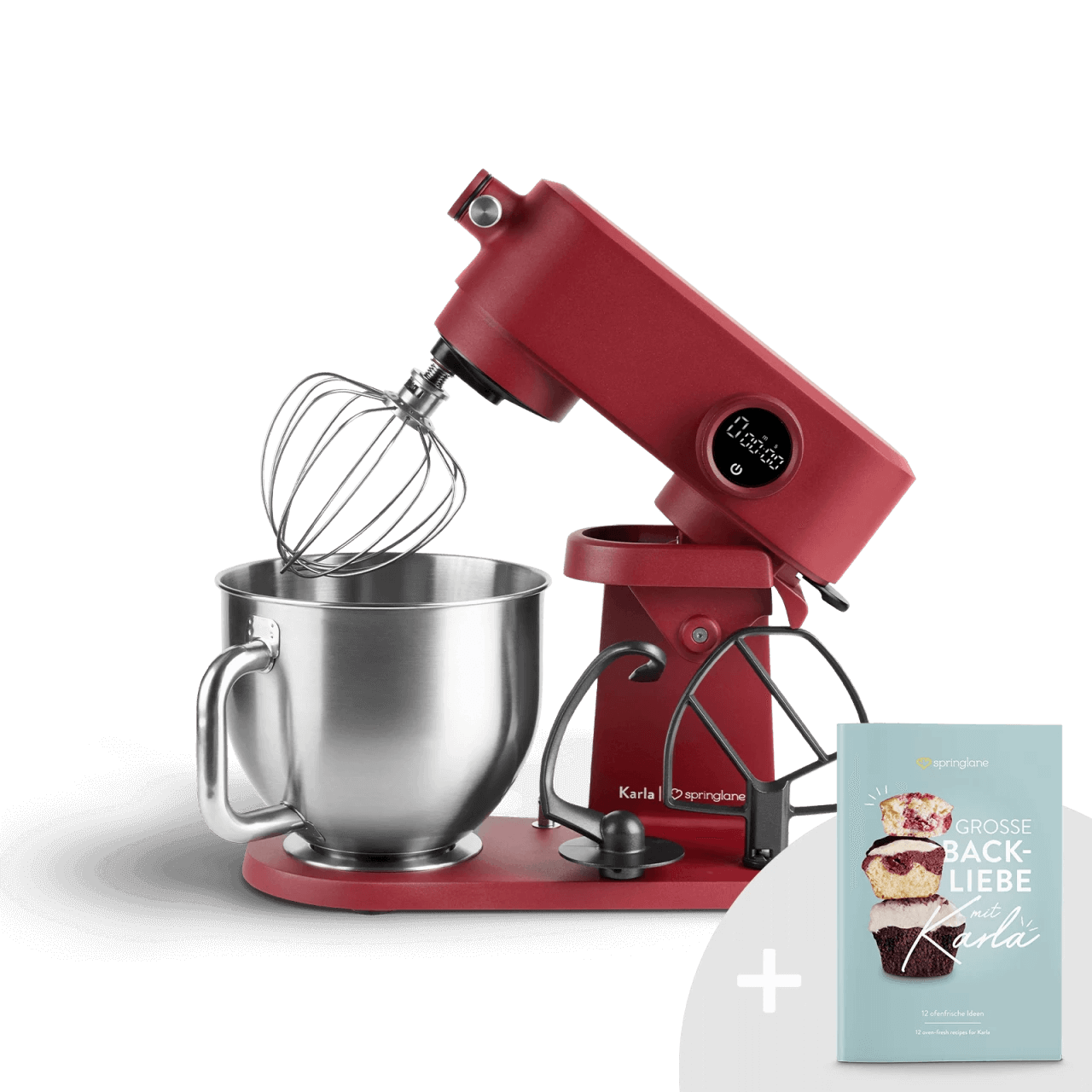 غذا ساز اسپرینگلن آلمان Springlane Karla Küchenmaschine 800W rot