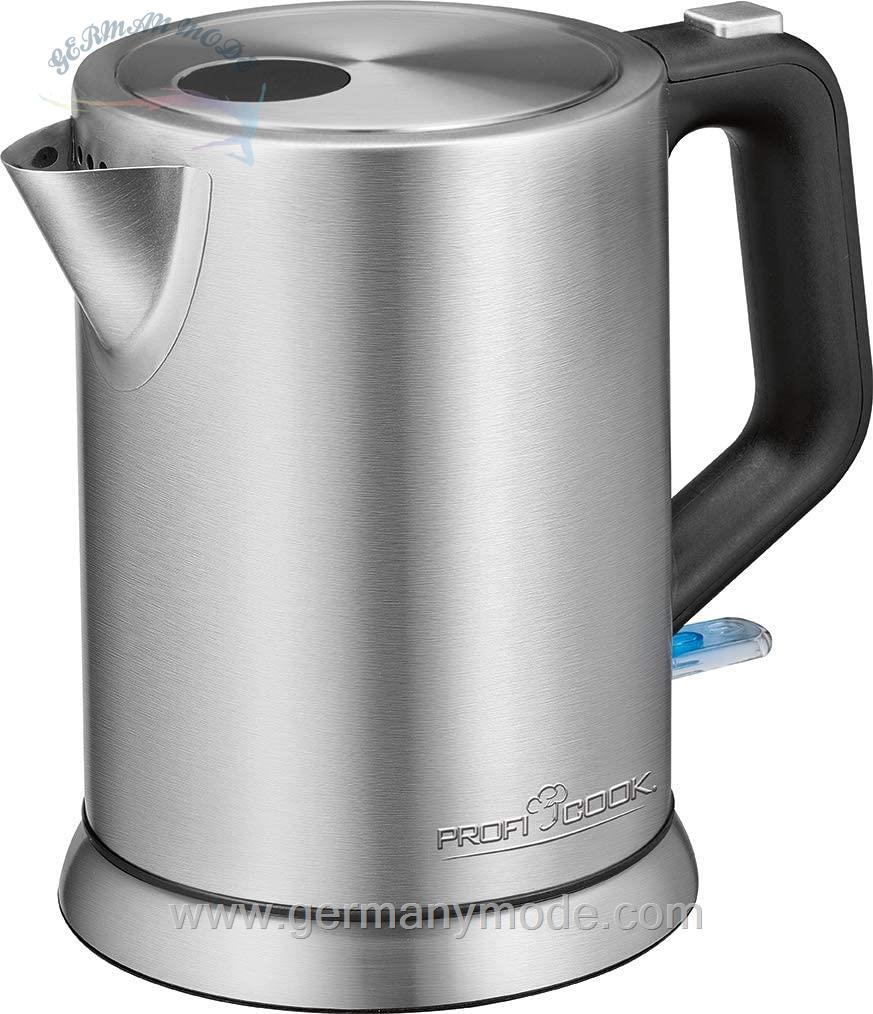 کتری برقی پروفی کوک آلمان ProfiCook Wasserkocher PC-WKS 1106 - Wasserkocher - edelstahl-1 l- 2200 W