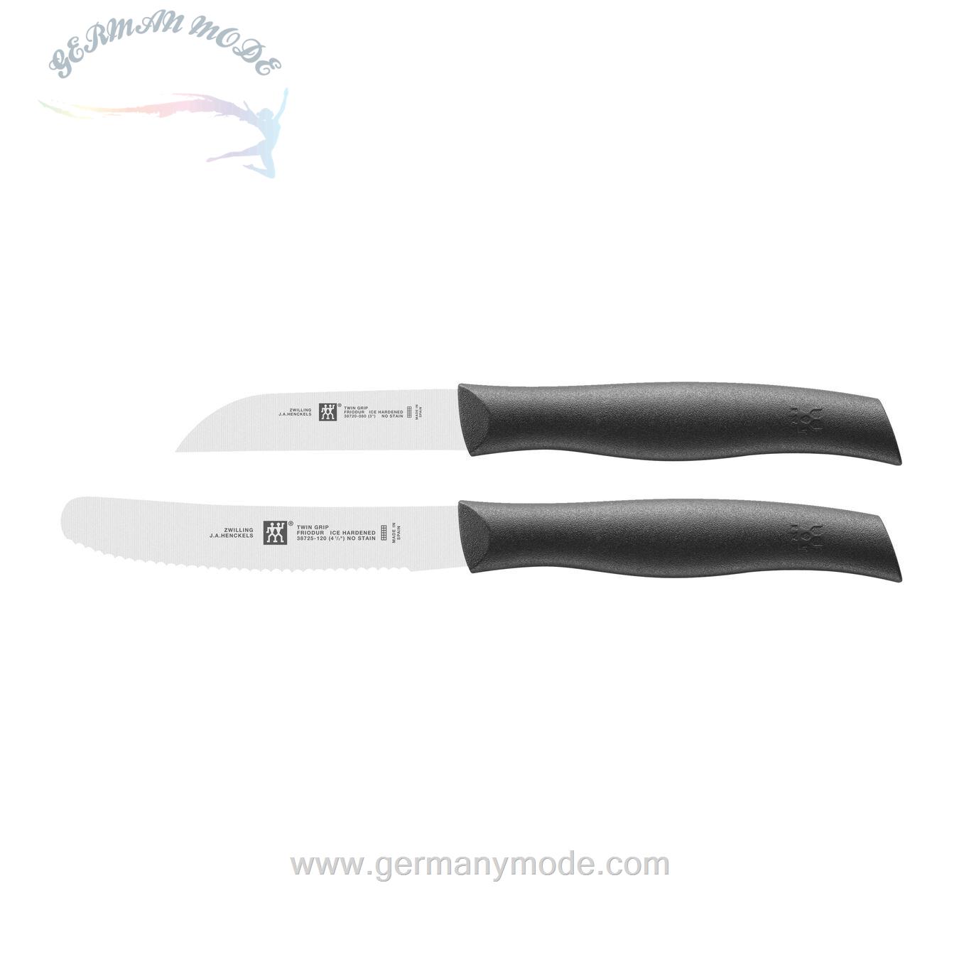 چاقو آشپزخانه ۲ پارچه زولینگ آلمان ZWILLING TWIN GRIP MESSERSET 2-TLG- SCHWARZ