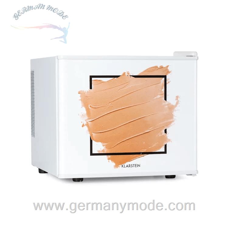 مینی یخچال لوازم بهداشتی آرایشی 17 لیتری کلارشتاین آلمان Klarstein Pretty Cool Make-Up-Kühlschrank Apricot Kosmetik Kühlschrank Weiß 26 dB 17 Ltr