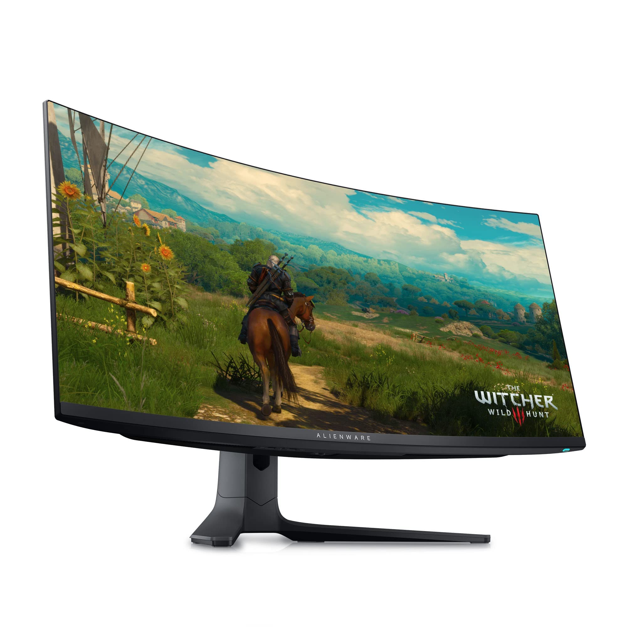 خرید از آمازون - Alienware AW3423DWF 34 اینچی WQHD (3440x1440) 21:9 1800R مانیتور بازی منحنی، 165 هرتز، QD OLED، 0.1 میلی‌ثانیه، AMD FreeSync Premium Pro، 99.3% DCI-P3، 21xran نمایشگر HDMI، HDR40x Year، 21xran HDMI