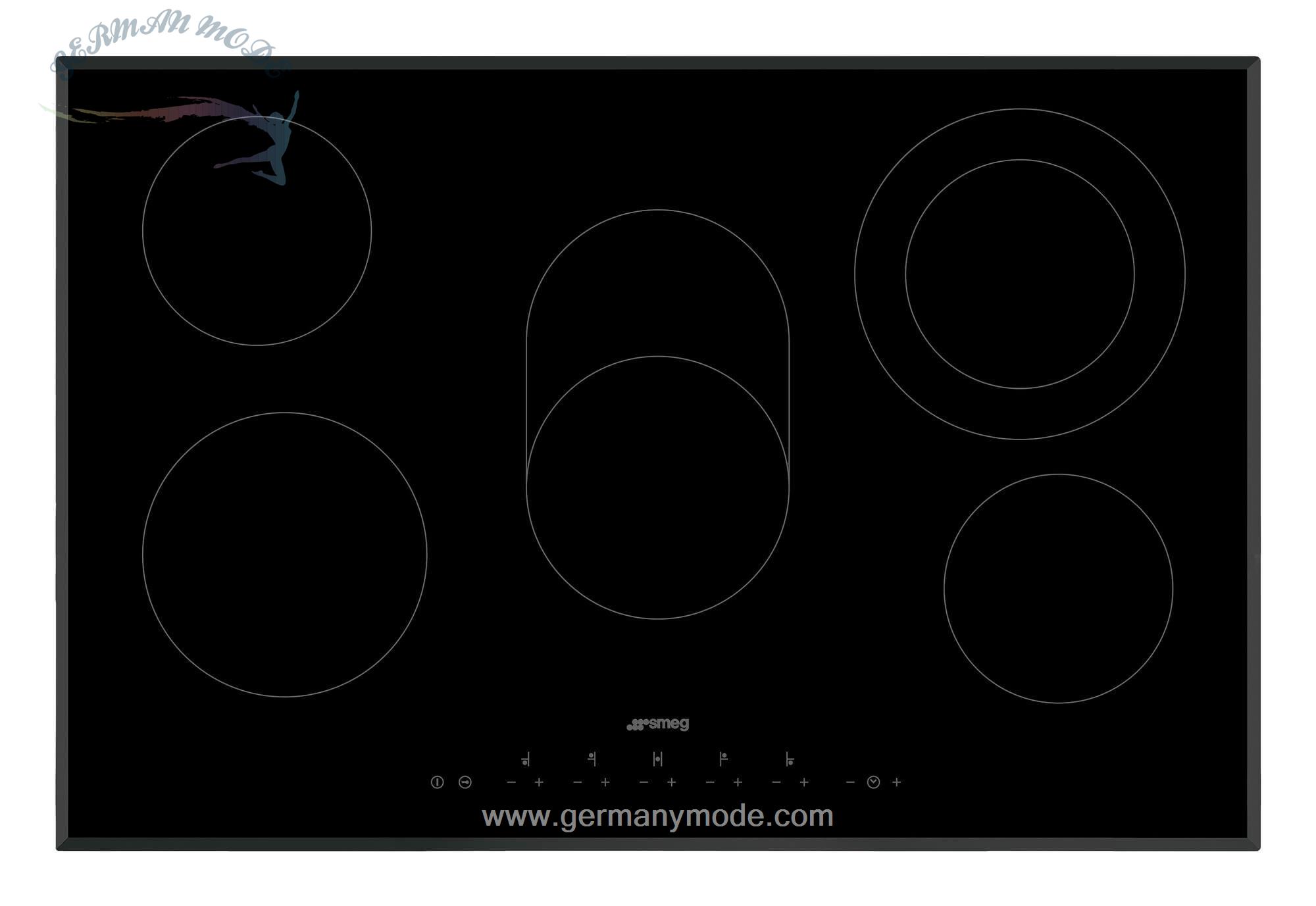 اجاق برقی ۵ شعله اسمگ ایتالیا Smeg SE385EMTB