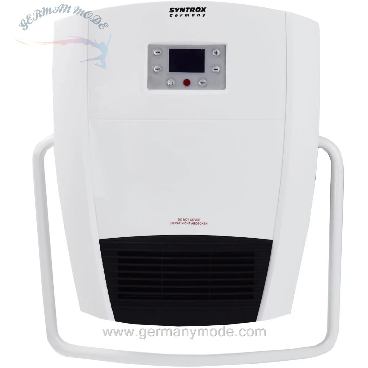 بخاری برقی فن دار سینتروکس آلمان Syntrox Germany Heizlüfter Elgafar mit Handtuchhalter Digital