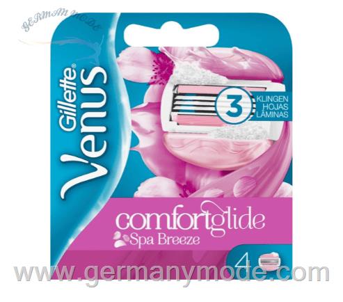 سری یدکی خود تراش زنانه ونوس ژیلت آمریکا Gillette Venus Spa Breeze Systemklingen 4 Stck