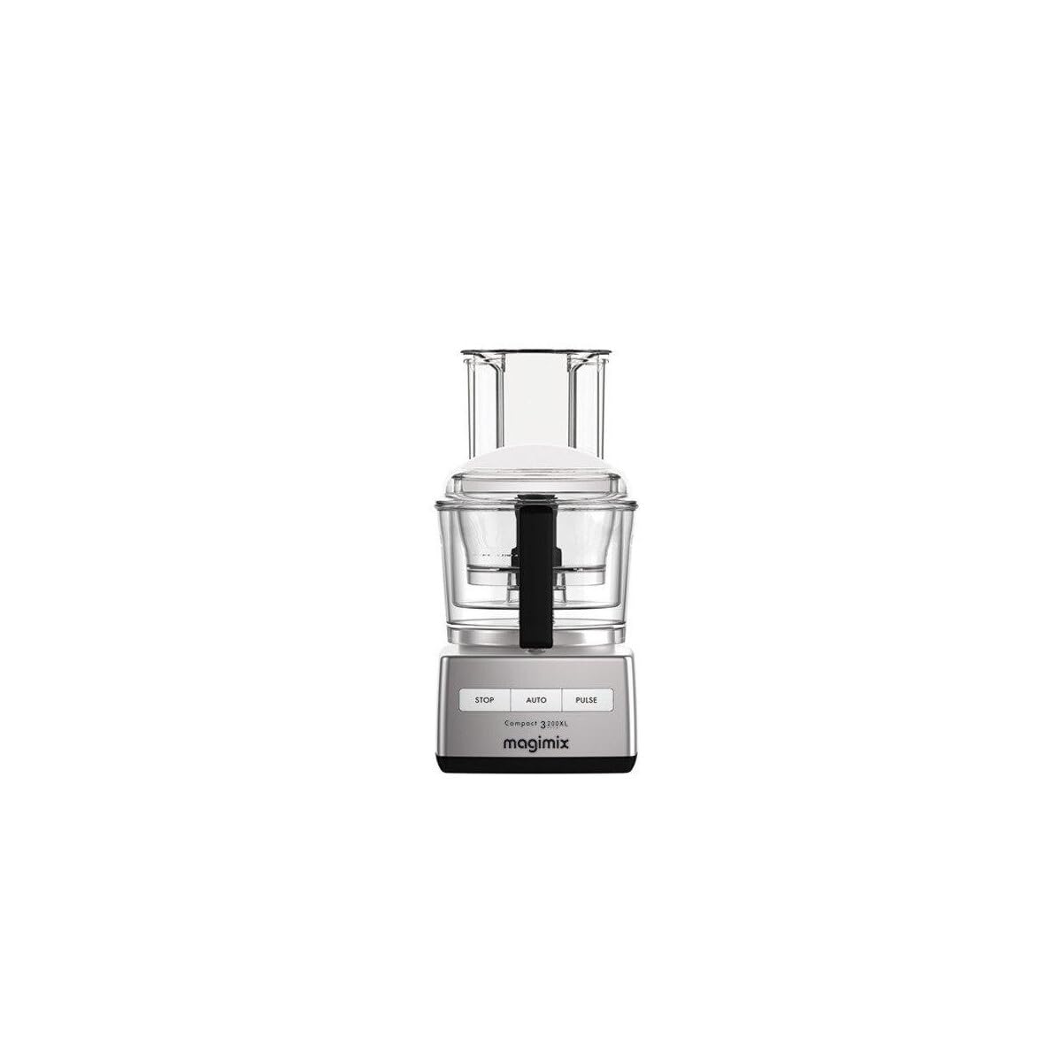 غذا ساز مجیمیکس فرانسه Magimix Compact System 3200 XL ساخته شده از پلاستیک بدون BPA، استیل ضد زنگ Sabatier، حجم: 1.2/2.2/2.6 لیتر، 18371EA