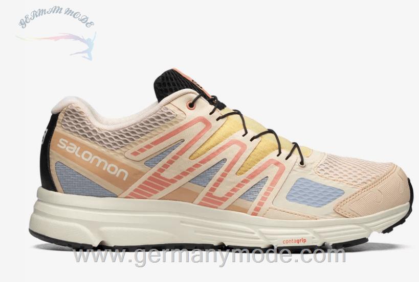کتانی اسپرت مردانه زنانه سالامون فرانسه SALOMON X-MISSION 4 Sportliche Schuhe Unisex Sun Kiss / Zen Blue / Sun Dress