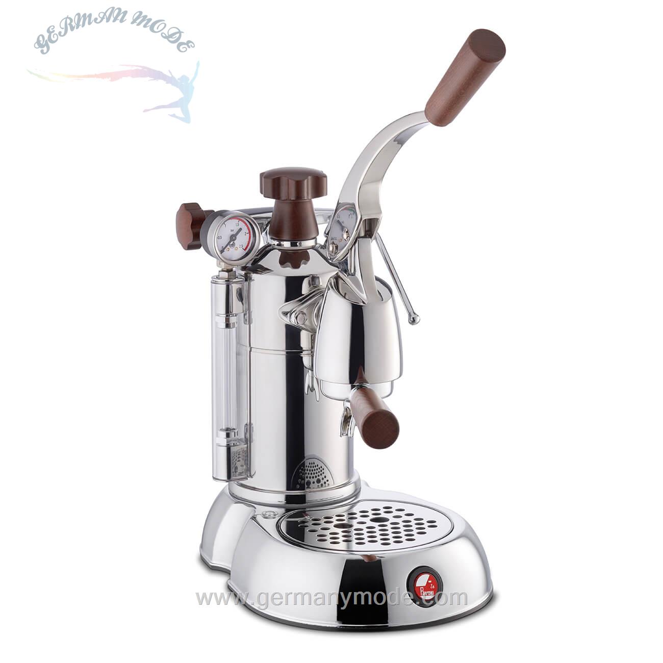 اسپرسو ساز پرتافیلتر اهرمی لاپاونی ایتالیا La Pavoni STRADIVARI PROFESSIONAL HOLZ GRIFFE LPLSPH01
