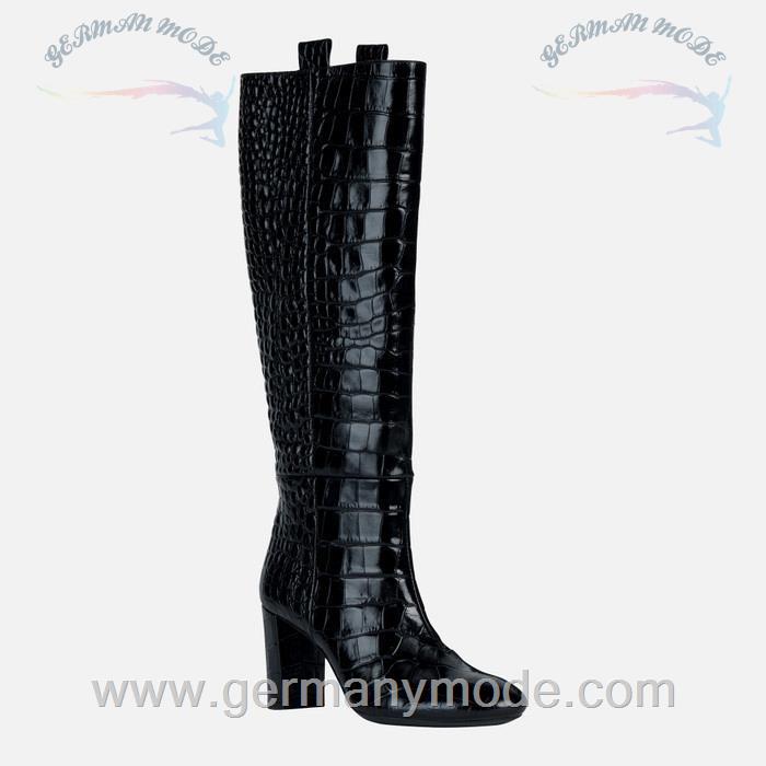 بوت زنانه جی اوکس ایتالیا GEOX HOHE STIEFEL MIT ABSATZ Pheby 80 Dame Schwarz