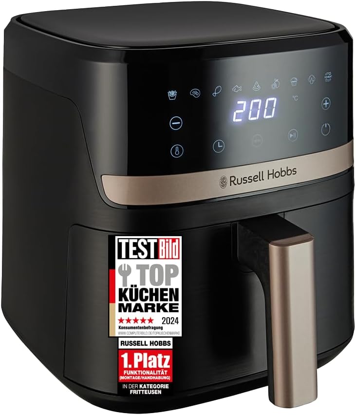 سرخ کن هوای گرم راسل هابز انگلستان Russell Hobbs SatisFry 27610-56 سرخ کن بدون روغن، صفحه لمسی، کباب کردن، پخت، برشته کردن