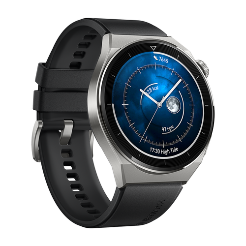 خرید از ایبی - بند تیتانیوم 46 میلی‌متری ساعت هوشمند HUAWEI WATCH GT 3 Pro Elite مشکی با باتری تا 14 روز