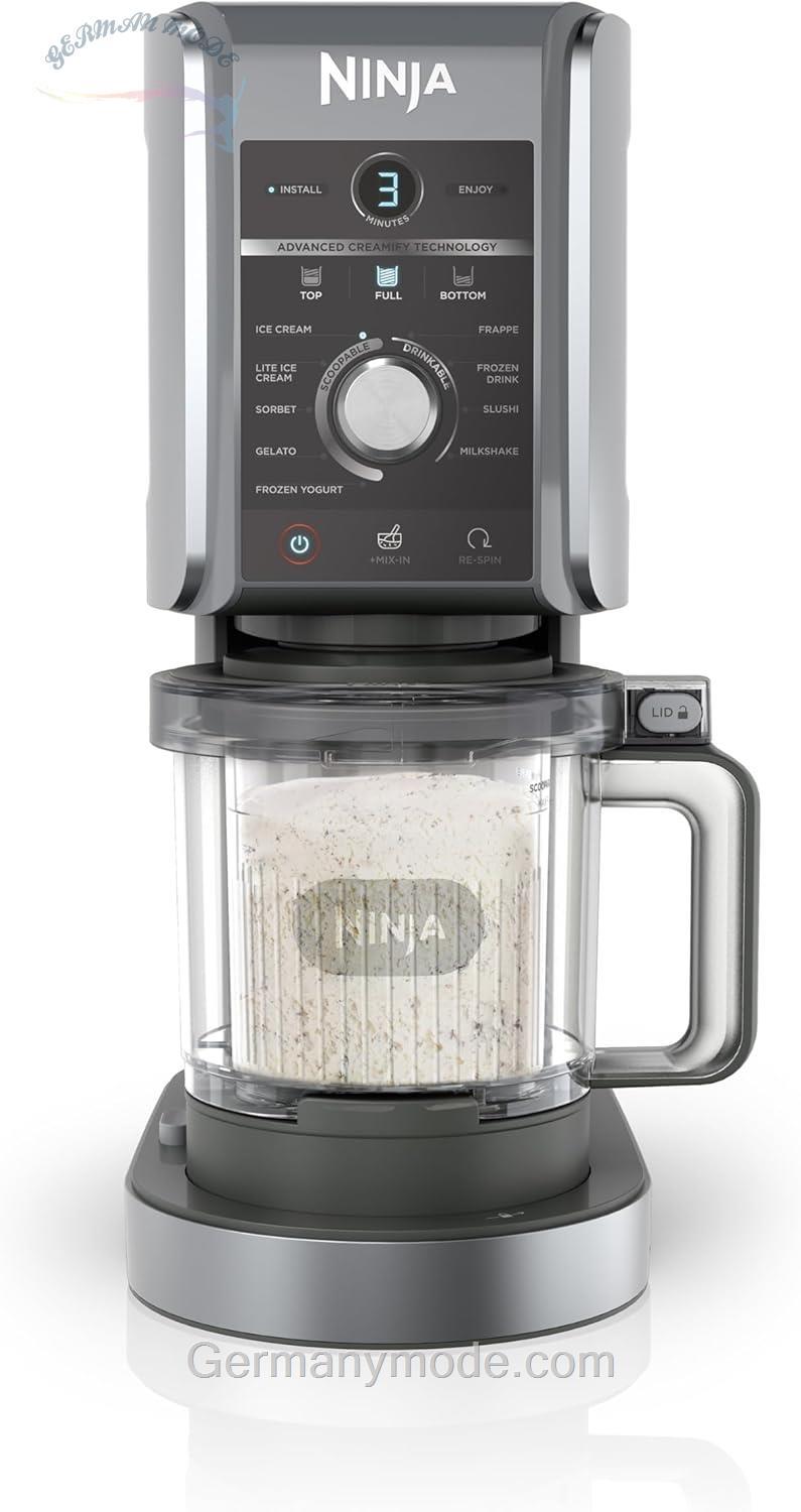بستنی ساز خانگی نینجا آمریکا Ninja NC502EU Creami Deluxe 10-in-1 Eismaschine