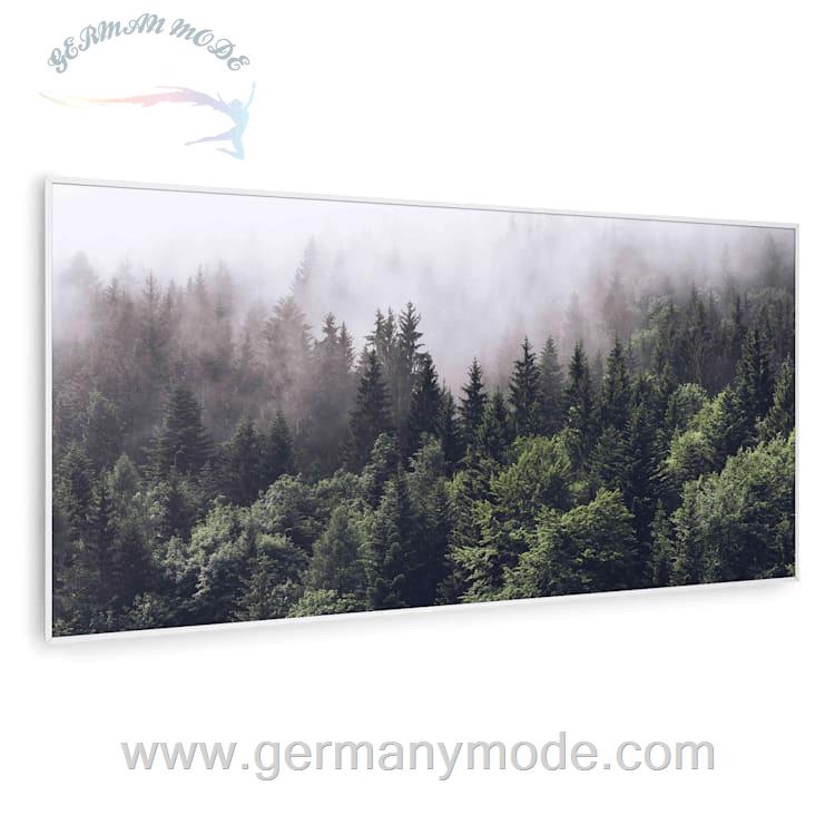 بخاری مادون قرمز هوشمند کلارشتاین آلمان Klarstein Wonderwall Air Art Smart Infrarotheizung Wald weiber Rahmen120 x 60 cm