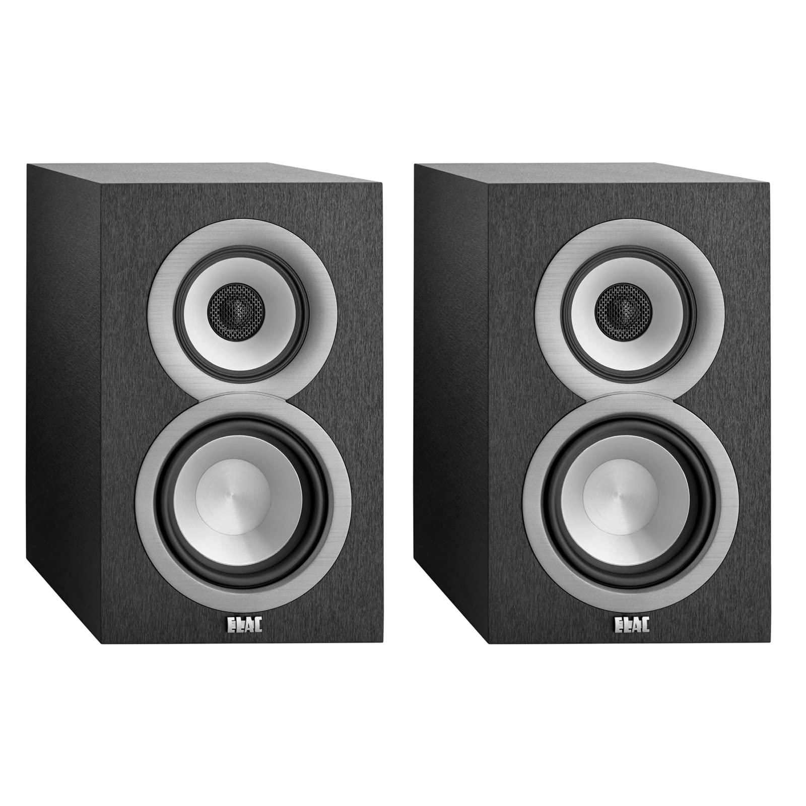 خرید از آمازون - ELAC Uni-Fi UB5 3-Way Bookshelf Speakers by Andrew Jones - Pair - Black Standard Cabinet, Black