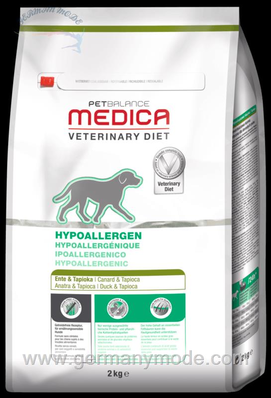 غذا خشک سگ مدیکا آلمان PetBalance Medica Hypoallergen Ente - Tapioka 2kg