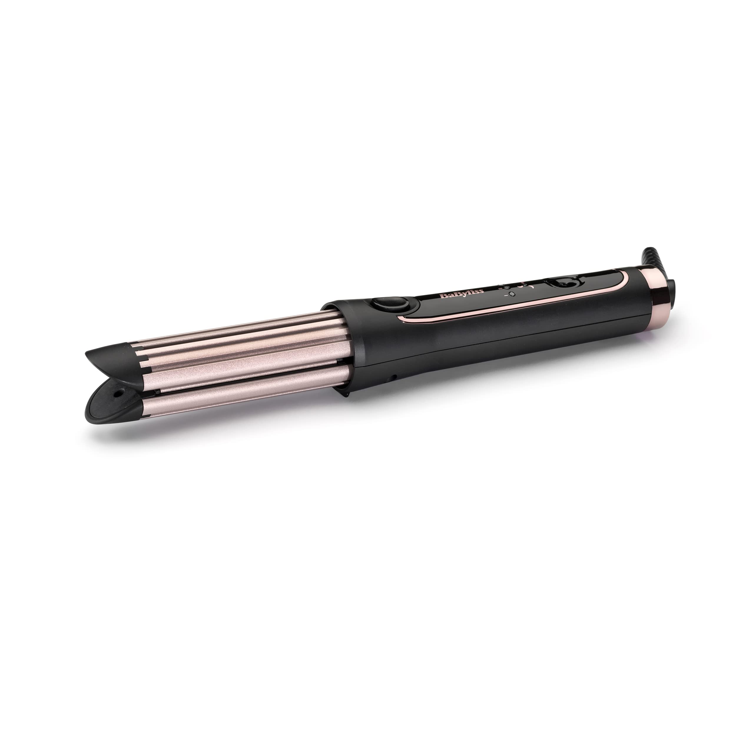 فر کننده برقی بابیلیس فرانسه - اتو فر کننده نوآورانه BaByliss Curl Styler Luxe با صفحات گرمایشی یکپارچه و عملکرد هوای خنک کننده C112E، سرامیک