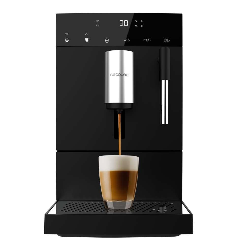 اسپرسو ساز فوق اتوماتیک سکوتک اسپانیا Cecotec Cremmaet Compact Steam با مولد بخار، ۱۳۵۰ وات، ۱۹ بار، سیستم ترموبلاک، مخزن ۱۵۰ گرم