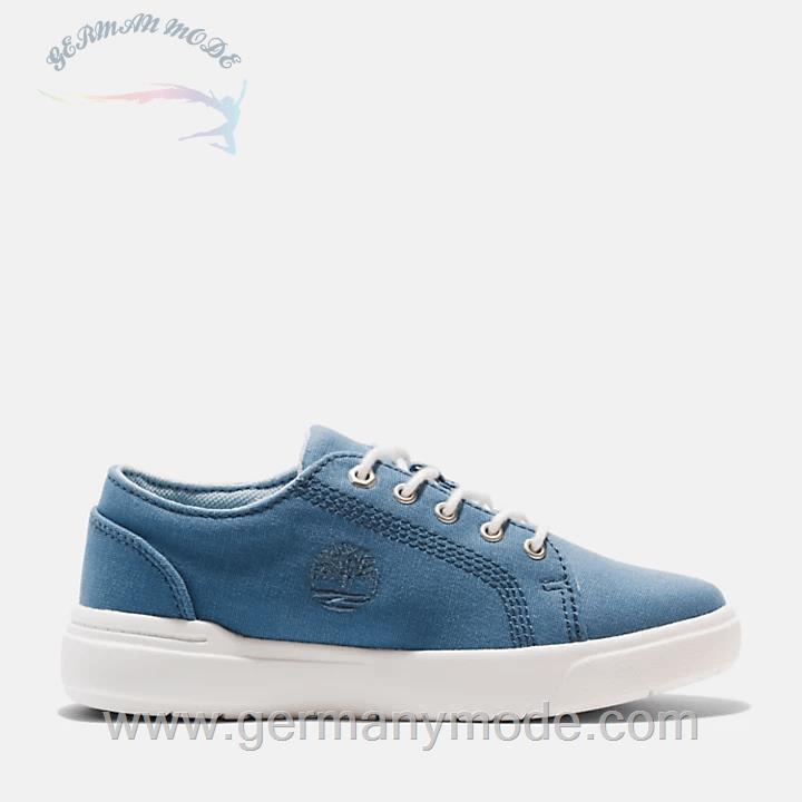 کتانی پیاده روی بچگانه تیمبرلند آمریکا Timberland SENECA BAY STOFF OXFORDSCHUH FÜR KINDER IN BLAU
