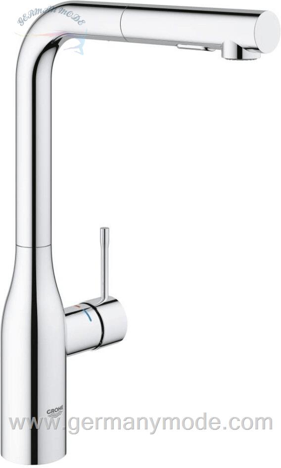 شیر مخلوط ظرفشویی شلنگ دار گروهه آلمان GROHE Essence chrom 30270000
