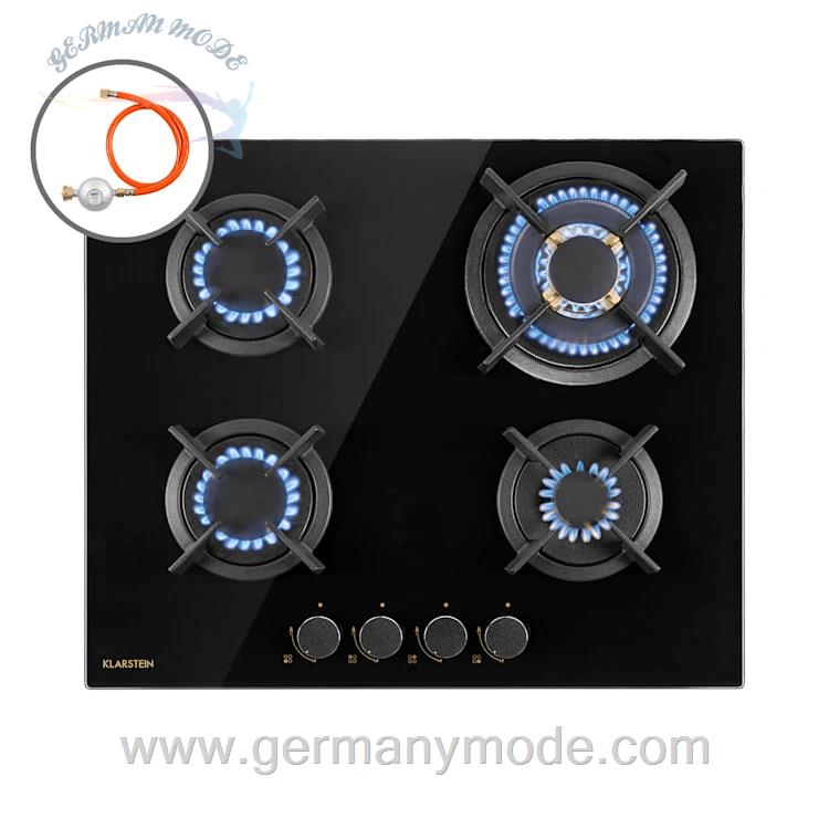 اجاق گاز 4 شعله توکار کلارشتاین آلمان Klarstein Goldflame 4 Gaskochfeld
