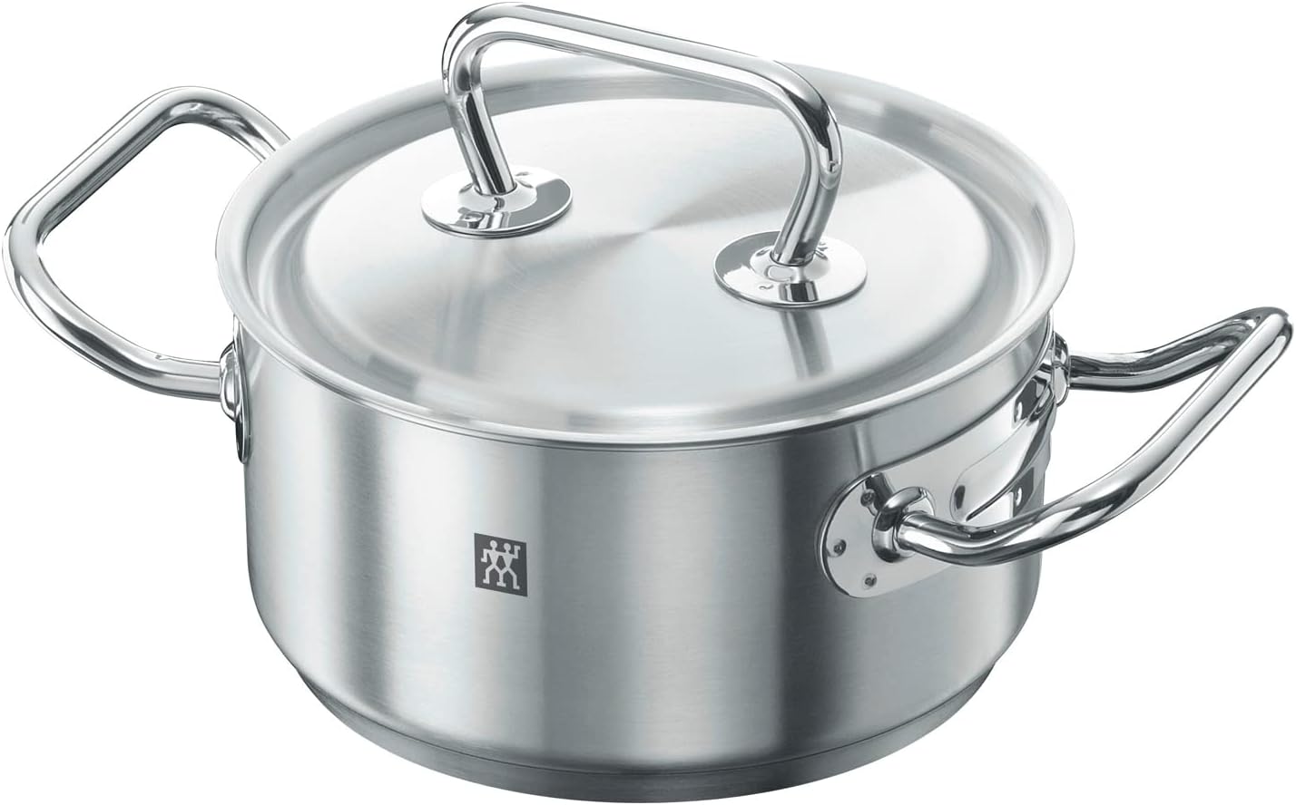 قابلمه تکی 16 سانت زولینگ ZWILLING Twin با درب 16 سانتی متری 1.5 لیتری مناسب اجاق های القایی استیل ضد زنگ