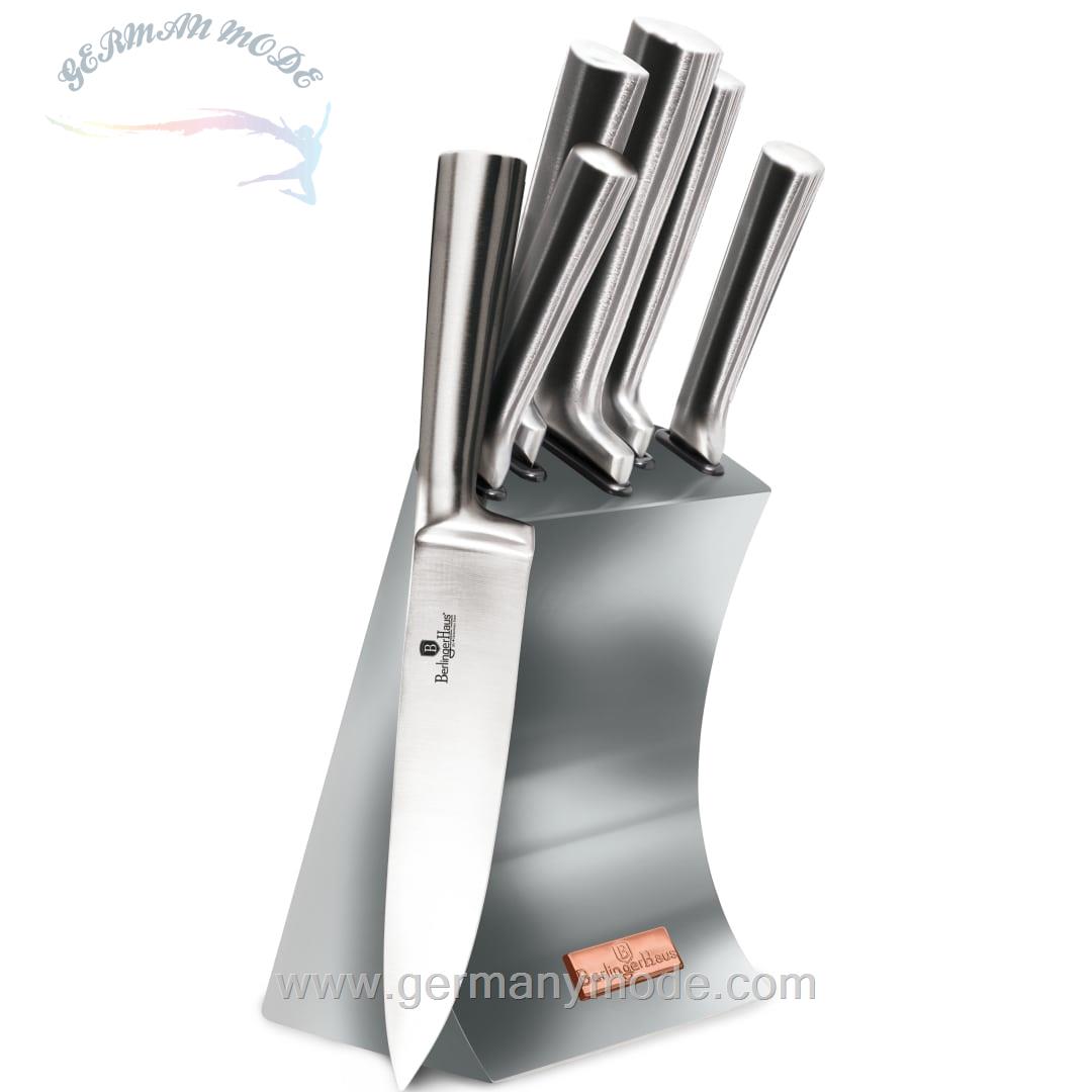 ست چاقو آشپزخانه 6 پارچه برلینگر هاوس مجارستان BERLINGER HAUS KNIFE SET WITH STAND BH-2449 MOONLIGHT COLLECTION