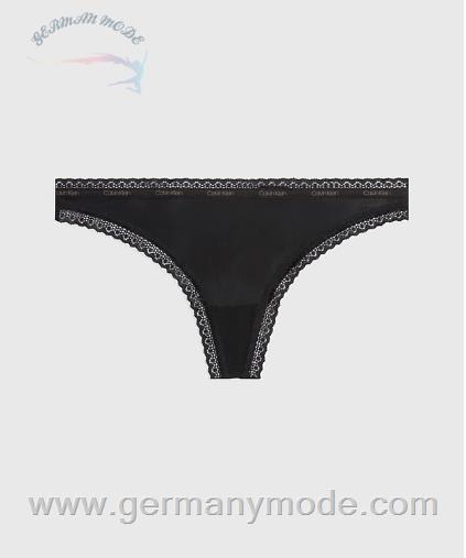 شورت استرینگ زنانه کلوین کلین آمریکا Calvin Klein String Bottoms Up Black 000QD3763EUB1