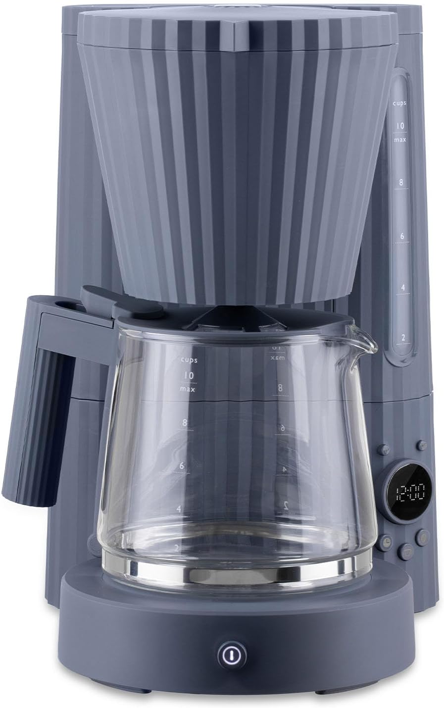 قهوه ساز فیلتردار السی ایتالیا Alessi Plissé MDL14 G با طراحی خاص، ساخته شده از رزین ترموپلاستیک، 150 میلی‌لیتر، خاکستری