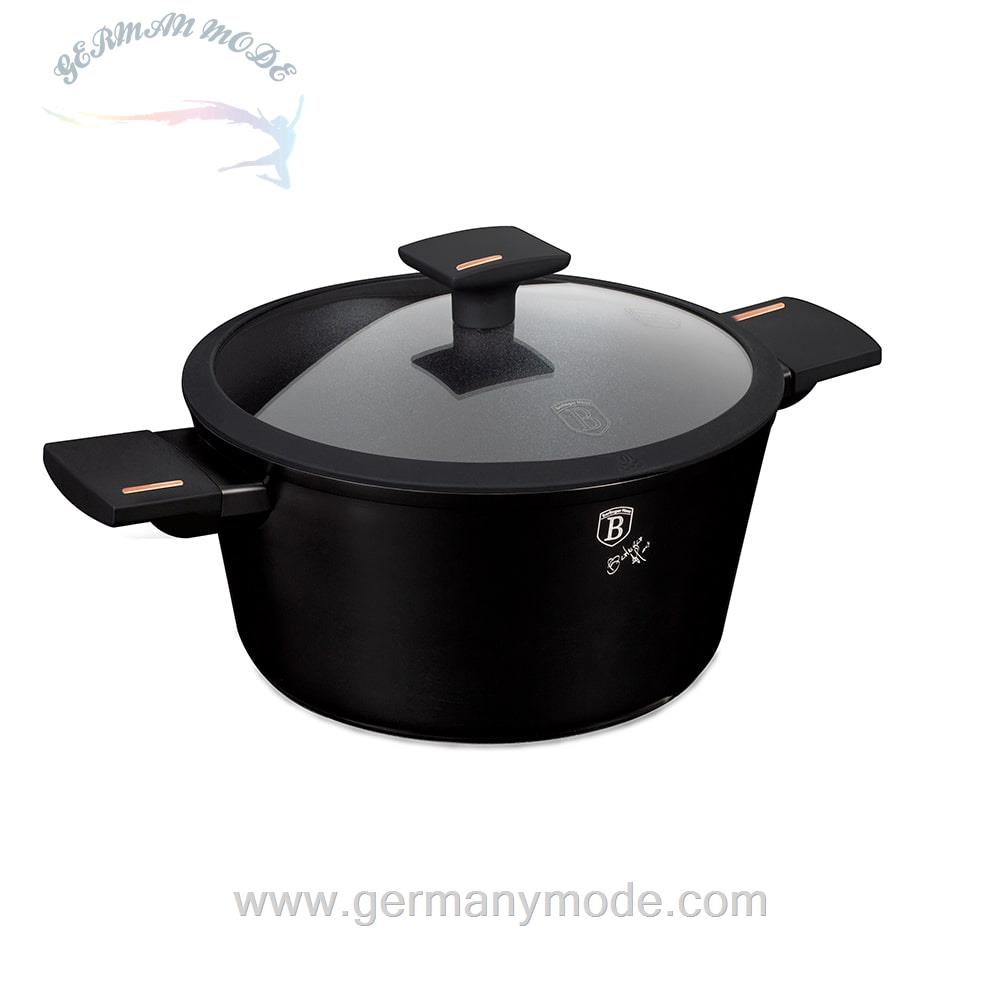 قابلمه 20 سانت درب دار برلینگر هاوس مجارستان BerlingerHaus CASSEROLE 20 CM BERLINGER HAUS BH 7086 MONACO COLLECTION