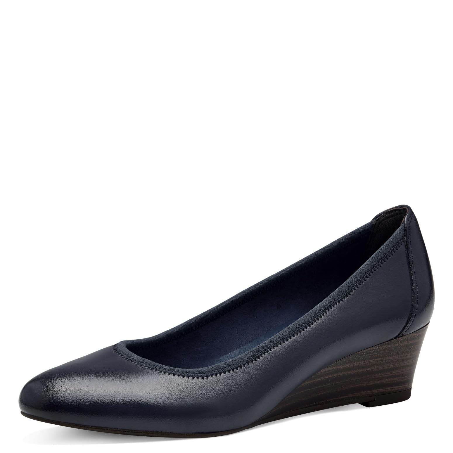 خرید از آمازون - Tamaris Damen Keilpumps 1-22320-42 38 EU Navy Leather
