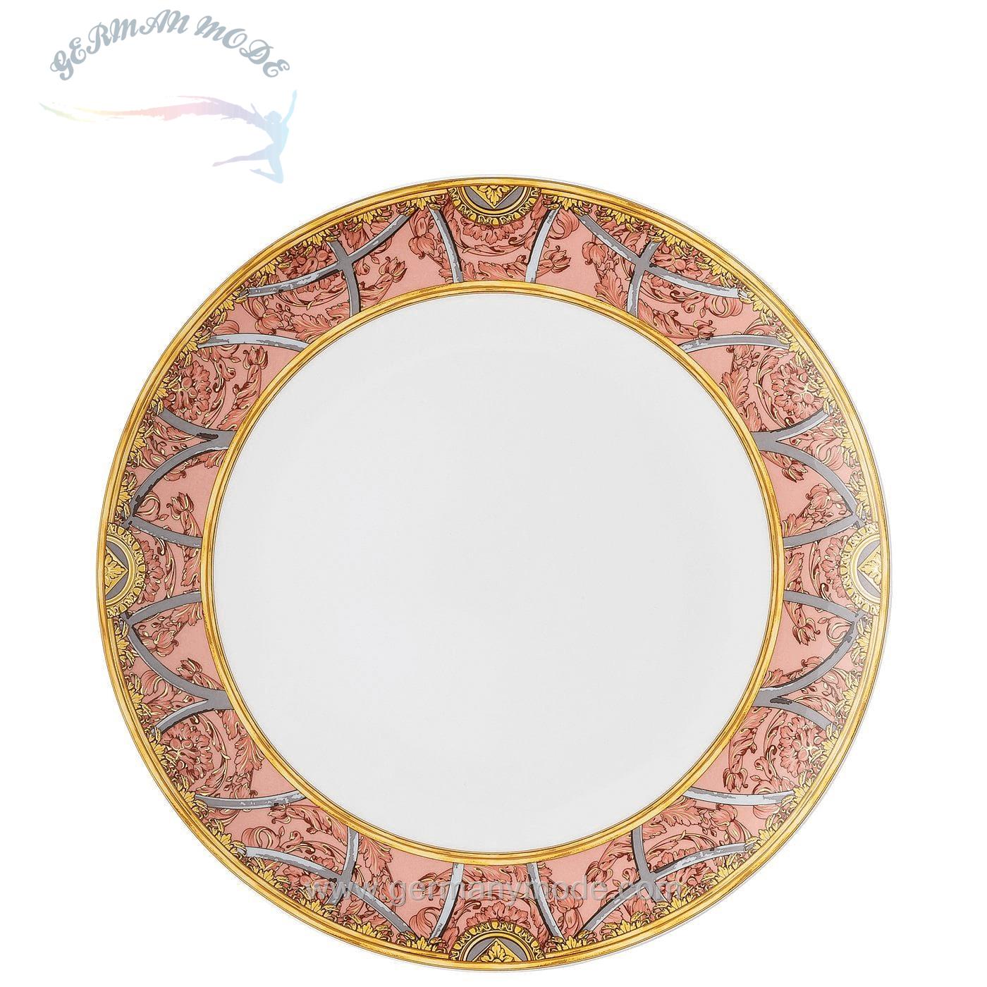 بشقاب دکوری روزنتال ورساچه ایتالیا Rosenthal meets Versace Speiseteller Versace Scala Palazzo Rosa Speiseteller 28 cm 1 St